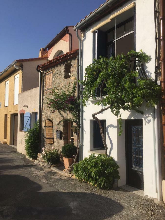 La Maison Blanche Aux Volets Blues Laroque-des-Alberes ภายนอก รูปภาพ